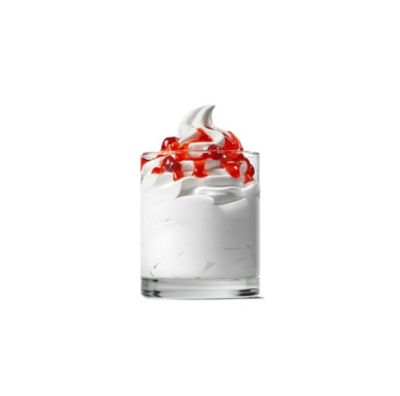 McD McSANDY STRAWBERRY GLASS